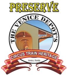 Preserve the Venice Depot's Circus Train Car Logo